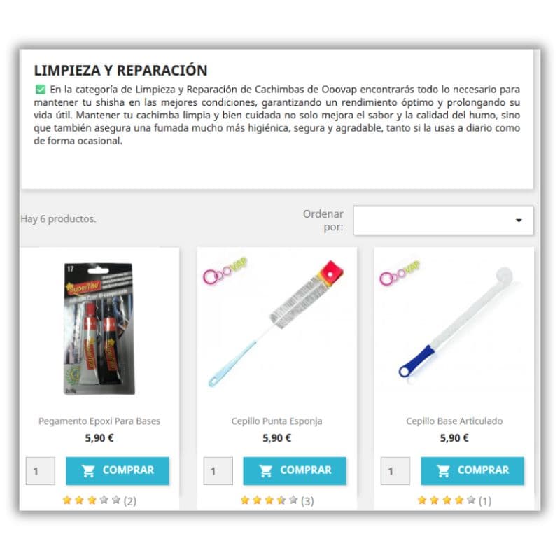 Productos de limpieza